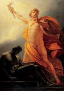 Heinrich Friedrich Fuger Prometheus brings Fire to Mankind oil painting reproduction